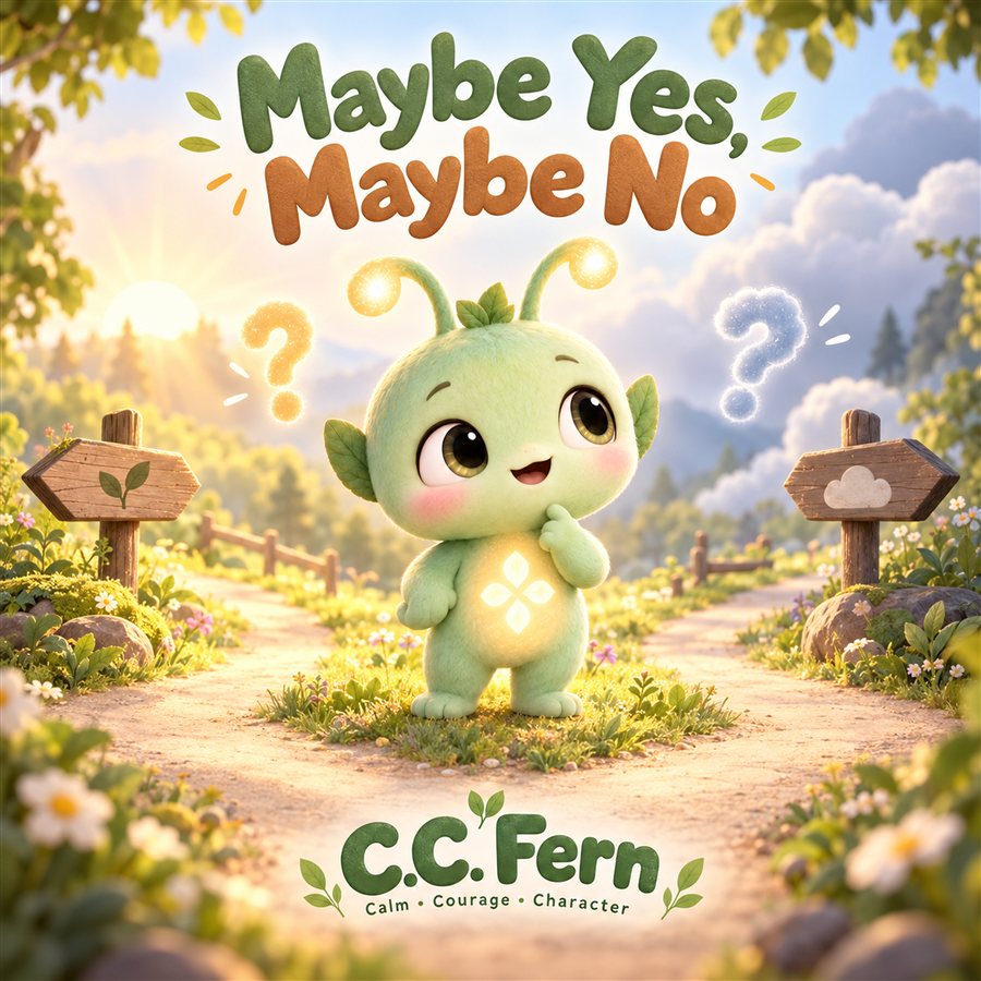 Maybe Yes, Maybe No — original C.C. Fern cover artwork