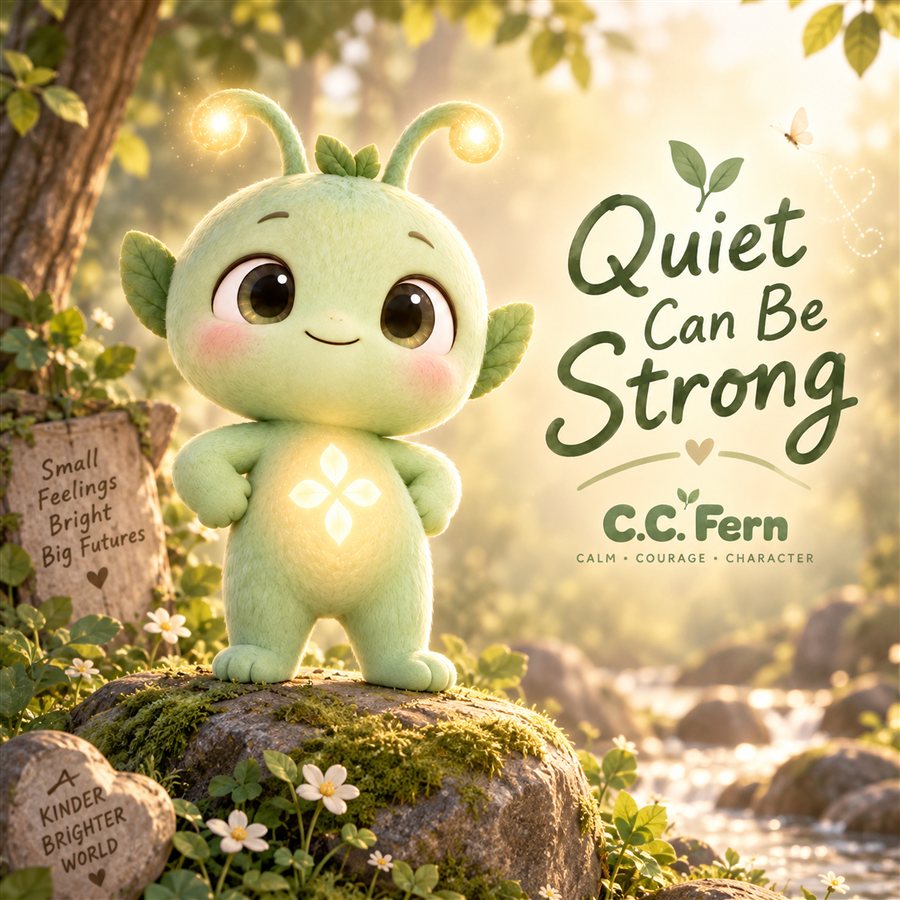 Quiet Can Be Strong — original C.C. Fern cover artwork